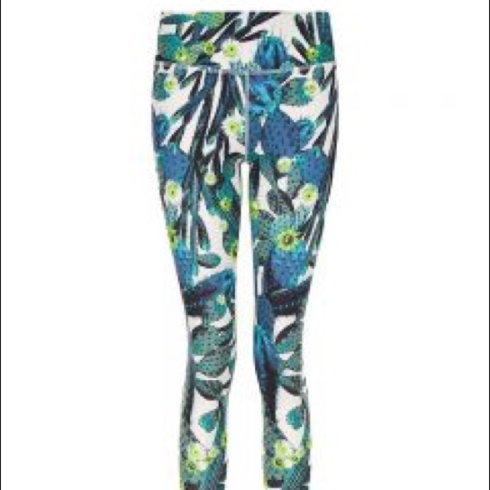 Sweaty Betty 7/8 Workout Leggings In cactus print